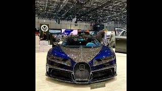 Blue Carbon Mansory Centuria Bugatti Chiron
