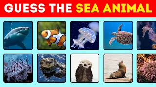 Guess the Sea Animals in 3 Seconds | General Knowledge Quiz 2024