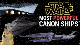 5 Most Powerful Space Ships (Canon) | Star Wars Capital Ships/Dreadnoughts Ranked