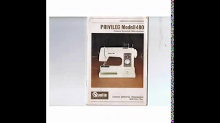 Manual Privileg Freiarm Nutzstich 480 Nähmaschine Sewing machine Швейная машина Instruction