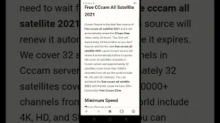 FREE CCCAM ALL SATELLITE 2023