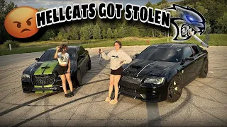 2 FEMALES STOLE OUR HELLCAT CHRYSLERS