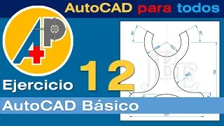 AutoCAD Básico - Ejercicio 12