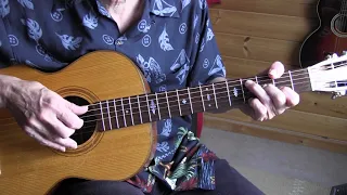 Acoustic Blues Lesson - Fool's Paradise - TAB avl