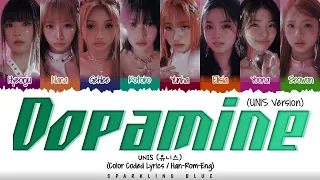 UNIS (유니스) 'DOPAMINE (UNIS Ver.)' Lyrics [Color Coded Han_Rom_Eng]