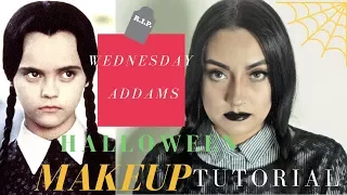 Glam Wednesday Addams//Easy Halloween Makeup Tutorial