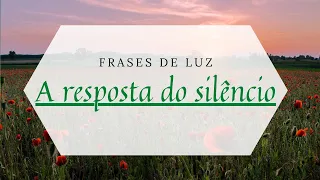 Frases de luz - A resposta do silêncio - Padre Fábio de Melo