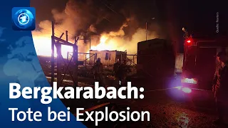 Viele Tote bei Explosion in Bergkarabach