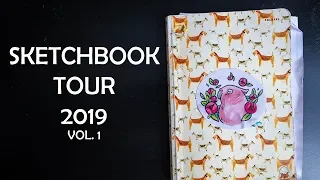 [Migo Mig] Sketchbook Tour 2019 vol.1/Обзор скетчбука 2019 №1