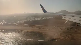 Landing at Lanzarote Airport 17th April 2024