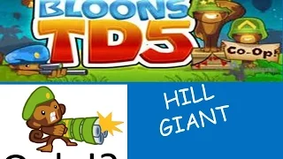 LETS PLAY - BTD5 BLOONS TD - EASY - LEVELS 1-50 - HILL GIANT - (DARTLING GUN)