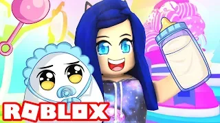 Taking care of my Surprise Baby Egg in Roblox!