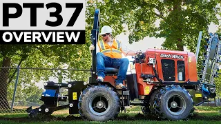 Plow, Trench, Bore with Ditch Witch's New Ride-On PT37