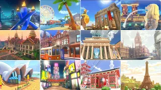 Mario Kart 8 Deluxe - Wave 5 // All 12 Mario Kart Tour City Courses [150cc]