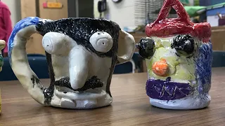 Clay Techniques for Kids: Coil Face Mugs