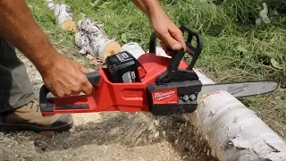 Milwaukee Chainsaw in ACTION