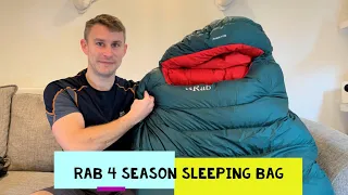 The ULTIMATE Winter Sleeping Bag Review - Rab Ascent 1100