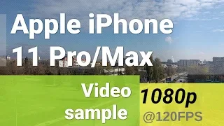 Apple iPhone 11 Pro/Max 1080p selfie slow-mo at 120 fps (slofie)