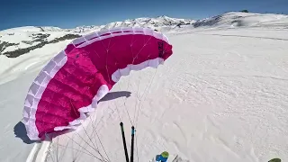 speedriding Tignes glacier  mai 2023