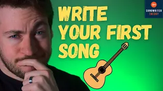 How To Write Your FIRST SONG as a GUITARIST In 3 (Mostly) Easy Steps