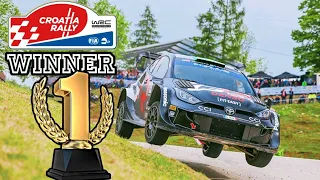 WRC Rally Croatia 2024 - final day, adrenaline-filled action, best moments