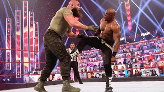 WWE Bobby Lashley VS Braun Strowman At RAW 22 Feb 2021