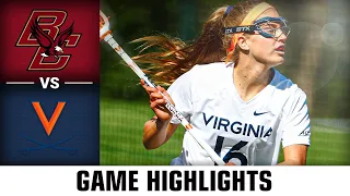 Boston College vs. Virginia Game Highlights | 2024 ACC Women's Lacrosse