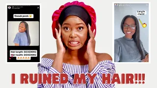 I RUINED MY HAIR. | Kaizen Tshego