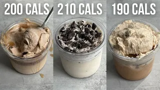 200 Calorie Pints of Protein Ice Cream | 3 Ninja Creami Recipes!