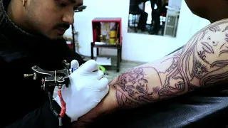 Tattoo House.Tattoo,Dreadlocks & Piercing in Kathmandu Nepal.Sandip Lama