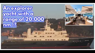 This Royal Navy Ship Turned Luxury $54m Explorer Superyacht Has A Range Of 20,000nm!