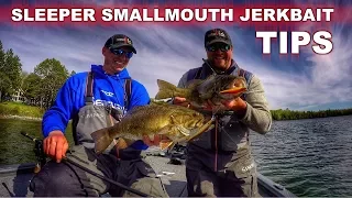 Spring Smallmouth Bass Jerkbait Fishing Tips