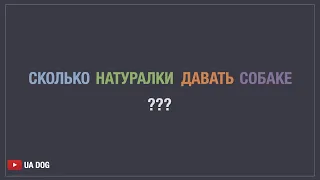 Сколько натуралки нужно вашей собаке - расчет дневной порции