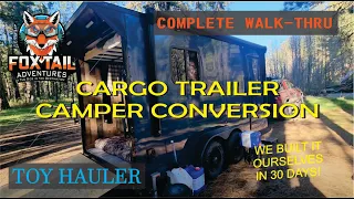 Cargo Trailer Camper/Toy Hauler Conversion