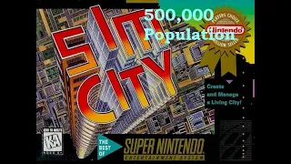 Simcity population 500,000  celebration