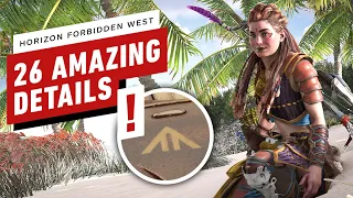 Horizon Forbidden West: 26 Amazing Little Details