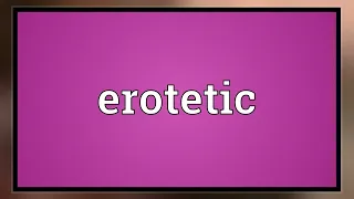 Erotetics