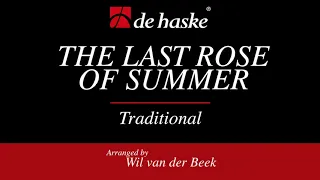 The Last Rose of Summer – arr. Wil van der Beek