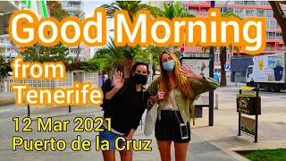 Greetings/Saludos from Puerto de la Cruz, Tenerife/Teneriffa, Canary Islands/Canarias 12 Mar 2021