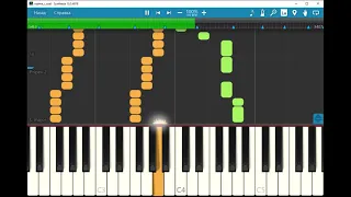 Король и Шут - Ведьма и осел [Synthesia Piano Tutorial]