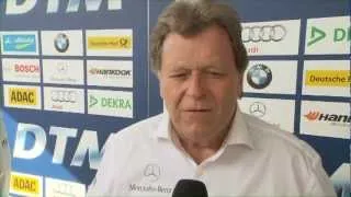 Nico Rosberg at DTM opener 2012: To drive Fangios 1955 silver arrow