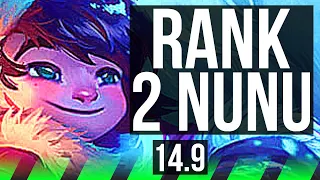 NUNU & WILLUMP vs VIEGO (JGL) | Rank 2 Nunu, 33k DMG, 16/4/18, Legendary | EUW Challenger | 14.9