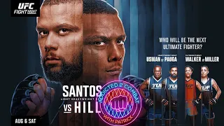 UFC Vegas 59: Santos vs Hill Full Card Picks and Predictions