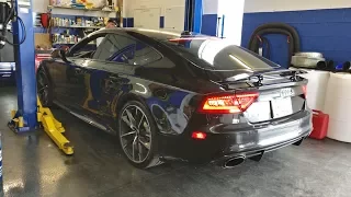 Audi RS7 Milltek Exhaust Install & Epic Sounds!!!