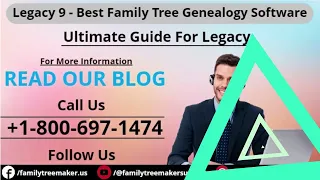 Legacy 9 - Best Genealogy Program | Legacy 9 Review - Features and System Requirements For Legacy 9