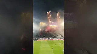 Rapid Vienna - Sturm Graz 30.04. Sturm Fireworks