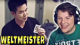 Weltmeister ERIC CHIEN mit seinen besten KARTENTRICKS | mit Sacred Riana (Reaktion)