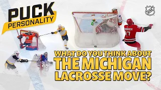 NHLers Debate 'the Michigan' Lacrosse Move | Puck Personality