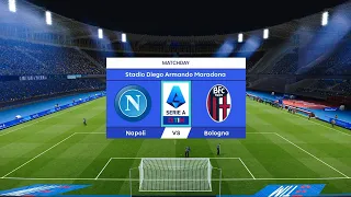 Napoli vs Bologna | Stadio Diego Armando Maradona | 2023-24 Serie A | PES 2021
