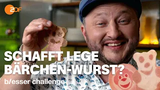 Fiese Form: Sebastian soll Bärchen-Wurst selber machen | b/esser challenge